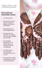 Afbeelding in Gallery-weergave laden, Professional henna artist - online cursus
