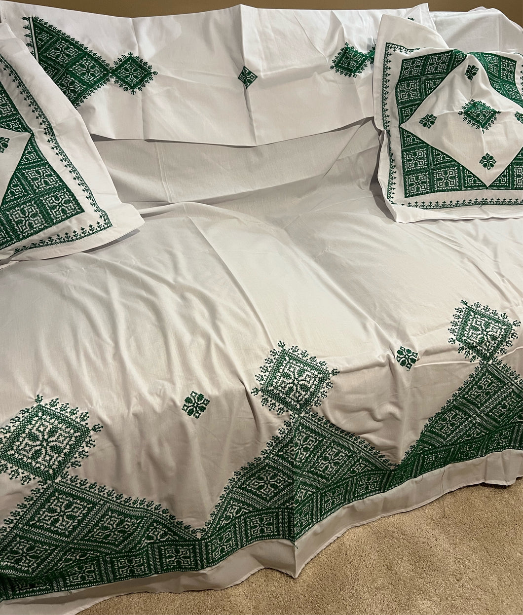Hennabekleding set groen
